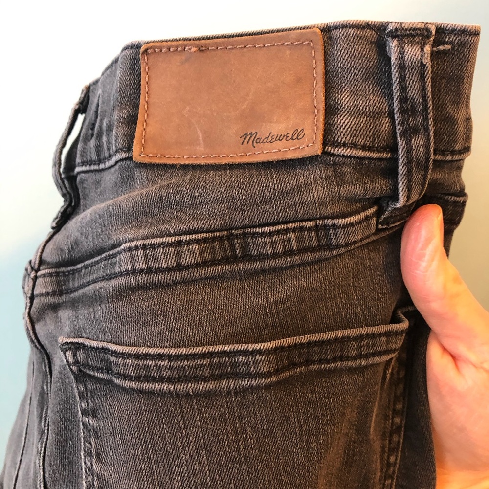 Madewell charcoal skinny skinny jeans size 28